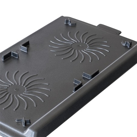 Kit Plancha Gaz 2en1 Complet - Réchaud 2 feux Inox 4400W + Plaque Grill + 4 Cartouches Gaz Butane Intérieur/Extérieur INTEC