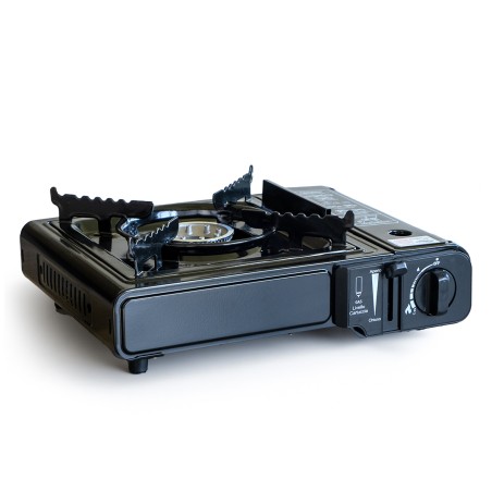Réchaud gaz camping 2200W 1 feu + Grill Barbecue