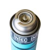 Réchaud gaz Camping 1 Feu 2200W + 4 Cartouches gaz Butane Allumage Piezo – Camping Randonnée Cuisine Extérieure INTEC