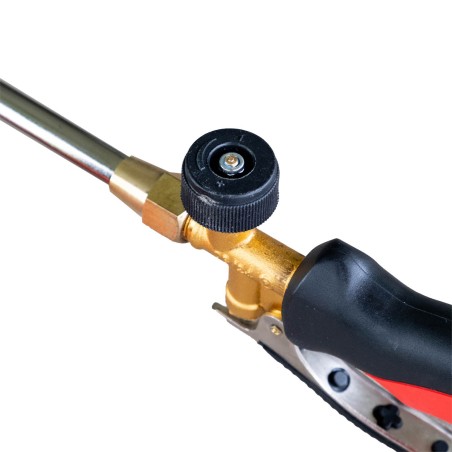 Chalumeau à gaz 2 Bruleurs Ø 60 mm Turbo Détendeur gaz 4.0 bar Tuyau 5m INTEC