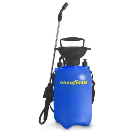 Pulvérisateur à main 5L + Buse et Lance Inox - Pulvérisateur à Pression Idéal Désherbage et Traitement Naturel Goodyear