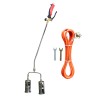 Désherbeur thermique Pro 2 Bruleurs Ø 60 mm Turbo Tuyau 5m Détendeur gaz 4.0 bar Allume gaz Chariot INTEC