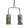 Désherbeur thermique Pro 2 Bruleurs Ø 60 mm Turbo Tuyau 5m Détendeur gaz 4.0 bar Allume gaz Chariot INTEC