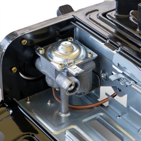 Réchaud à gaz 2200W Portable + 6 cartouches de gaz butane Cuisine Extérieure