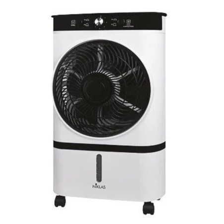 Rafraichisseur d'air Ventilateur sur roulettes 65W Réservoir 7L 3 Vitesses - Anti Canicule NIKLAS