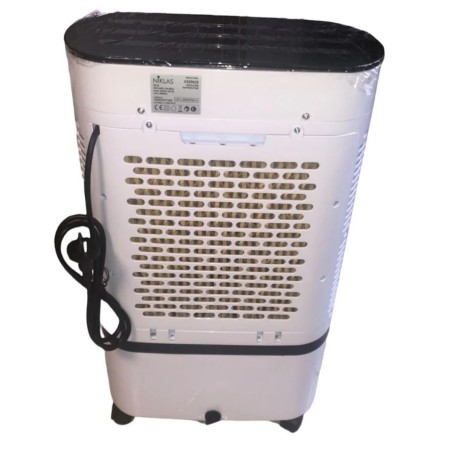 Rafraichisseur d'air Ventilateur sur roulettes 65W Réservoir 7L 3 Vitesses - Anti Canicule NIKLAS