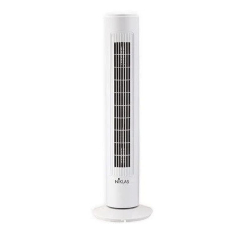 Ventilateur Colonne 50W Air Frais - Ventilateur avec Minuterie 3 Vitesses 20 x 20 x 74 cm NIKLAS