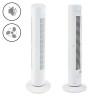 Ventilateur Colonne 50W Air Frais - Ventilateur avec Minuterie 3 Vitesses 20 x 20 x 74 cm NIKLAS