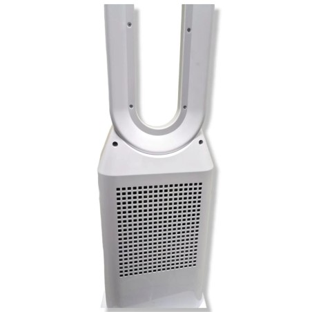 Ventilateur à Télécommande 50W - Ventilateur Sans Pales Colonne 3 Vitesses avec Minuterie 7h Design Blanc NIKLAS