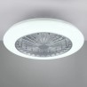 Ventilateur Plafond Lumière LED 30W Ø50cm - Éclairage Dimmable, Télécommande Effet Ciel Etoilé - Trio Lighting