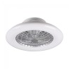 Ventilateur Plafond Lumière LED 30W Ø50cm - Éclairage Dimmable, Télécommande Effet Ciel Etoilé - Trio Lighting