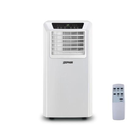Climatiseur mobile 4en1 : Ventilateur Déshumidificateur Climatiseur 2640W Chauffage 1050W + Télécommande Minuterie 24h Zephir