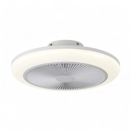Ventilateur Plafond Lumière LED 30W Ø46cm - Éclairage Dimmable, Télécommande Effet Ciel Etoilé - Trio Lighting