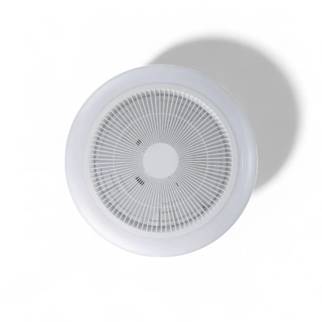 Ventilateur Plafond Lumière LED 30W Ø46cm - Éclairage Dimmable, Télécommande Effet Ciel Etoilé - Trio Lighting