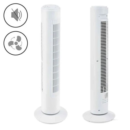 Ventilateur sur pied 50W Air Frais - Ventilateur avec Minuterie 3 Vitesses 20 x 20 x 74 cm NIKLAS