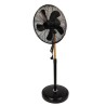 Ventilateur sur Pied 60W sur Mat en Bois réglable - Ventilateur Portable 3 Vitesses NIKLAS
