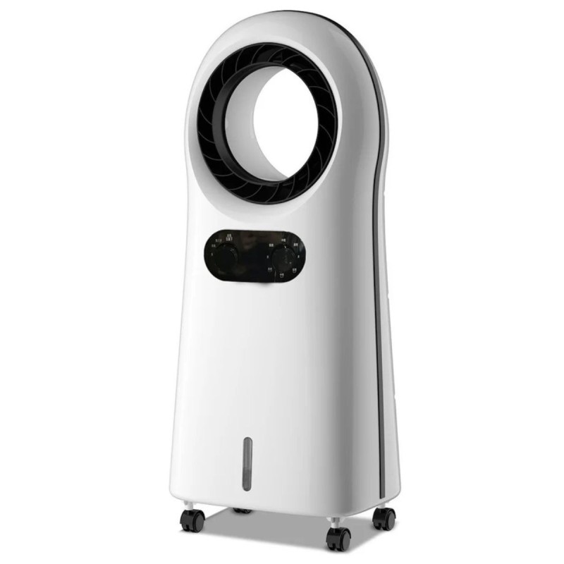 Climatiseur Mobile 110W 4en1 : Ventilateur, Rafraichisseur, Humidificateur d'air sur roues 3 Vitesses NIKLAS