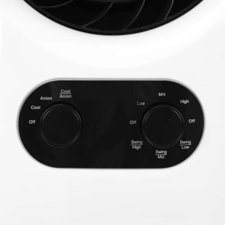Climatiseur Mobile 110W 4en1 : Ventilateur, Rafraichisseur, Humidificateur d'air sur roues 3 Vitesses NIKLAS