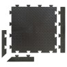 Dalle PVC Clipsable 50x50 cm Sol Antidérapant - Revêtement de sol Noir Garage, Atelier INTEC