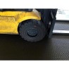Pack de 10 Dalles PVC Clipsables Noires 50x50 cm Antidérapantes - Revêtement de Sol Garage, Atelier INTEC