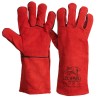 Gants cuir anti chaleur pour soudeur Taille10 Manchette 15cm - Gants de protection thermique travaux à haute température