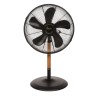 Ventilateur de Table 60W Mat en Bois - Ventilateur portable 3 Vitesses Hauteur 76cm Tête Réglable NIKLAS