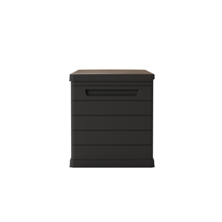 Coffre de rangement extérieur 350L - Coffre de Jardin Gris 118.5x52x57cm - Poignées de transport - Résistant à l'eau ArtPlast