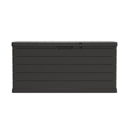 Coffre de rangement extérieur 350L - Coffre de Jardin Gris 118.5x52x57cm - Poignées de transport - Résistant à l'eau ArtPlast