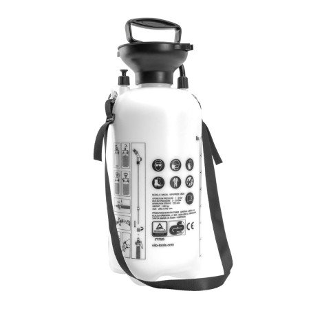 Pulvérisateur de Jardin 8L Produits Corrosifs, Alcalins Régulateur de pression 4 Buses VITO