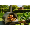 Four à pizza Inox Cuisson 5mn 400°C en 15mn Four à bois Italien BELLANAPOLI