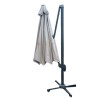 Parasol Déporté Jardin Ø350 cm - Rotatif 360°, Toile Polyester - Parasol de Terrasse, Balcon, Piscine KZ GARDEN