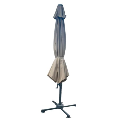 Parasol Déporté Jardin Ø350 cm - Rotatif 360°, Toile Polyester - Parasol de Terrasse, Balcon, Piscine KZ GARDEN