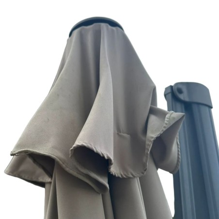 Parasol de Jardin Ø300 cm - Rotatif 360°, Toile Polyester - Parasol Déporté Terrasse, Balcon, Piscine KZ GARDEN