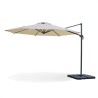 Parasol de Jardin Ø300 cm - Rotatif 360°, Toile Polyester - Parasol Déporté Terrasse, Balcon, Piscine KZ GARDEN
