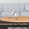 Ventilateur de Table 20W Compact Inclinable - Ventilateur portable 2 Vitesses - Débit d’Air Puissant & Faible Consommation Jocca