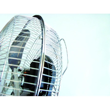 Ventilateur de Table 20W Compact Inclinable - Ventilateur portable 2 Vitesses - Débit d’Air Puissant & Faible Consommation Jocca