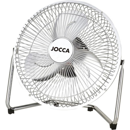 Ventilateur de Table 20W Compact Inclinable - Ventilateur portable 2 Vitesses - Débit d’Air Puissant & Faible Consommation Jocca