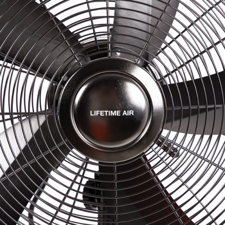 Ventilateur sur Pieds 50W Design, Trépied Télescopique réglable 125-145Cm, 3 vitesses Oscillant Inclinable Lifetime Air