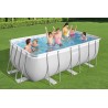 Piscine hors sol Rectangulaire BESTWAY 412 x 201 x 122 cm Pack complet Piscine tubulaire + Accessoires de piscine