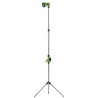 Douche Extérieure avec trépied 1,90m - Douche de Camping Portable Pommeau pivotant, Raccord Tuyau Arrosage Ø16 mm