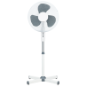 Ventilateur sur Pied 45W Hauteur réglable 1.30m - Brasseur d'air Oscillant 3 vitesses INTEC