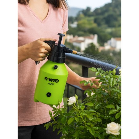 Pulvérisateur à Main Jardin 1,5L VITO Jet Réglable - Pulvérisateur à Pression Léger Idéal Terrasse, Potager, Plantes Fragiles