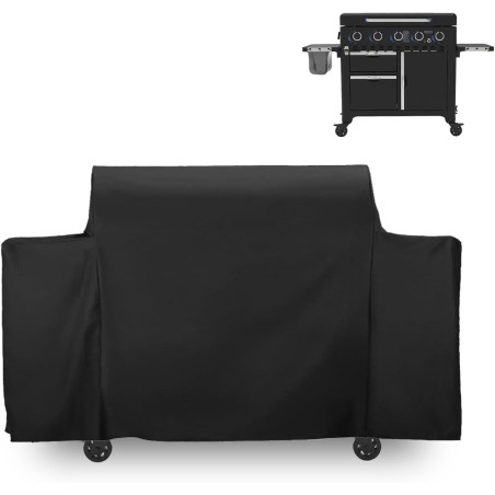 Housse de Barbecue Plancha Gaz 5 Brûleurs Ultimate - Housse de protection Imperméable Résistante UV Pit Boss