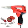 Pistolet à souder 200W- 230V Kit complet avec mallette, 2 pannes, pâte à souder, bobine d’étain Réglage 3 puissances KEMPER