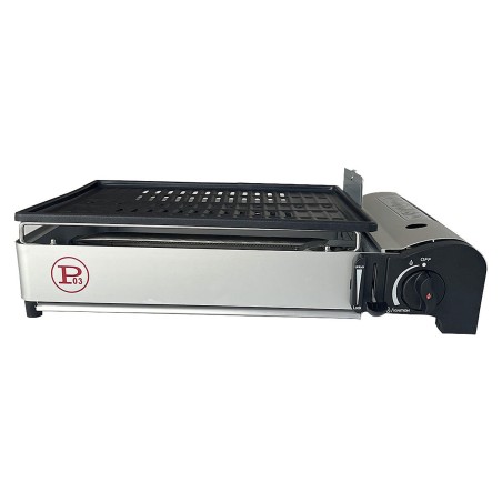 Barbecue à gaz Portable Grill 1900W Allumage Piezo + Récupérateur de graisse amovible & lavable Camping COOK160