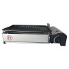 Barbecue à gaz Portable Grill 1900W Allumage Piezo + Récupérateur de graisse amovible & lavable Camping COOK160