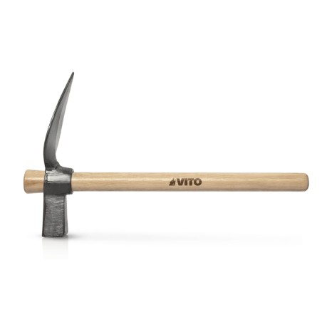 Marteau de Paveur Acier Trempé & Manche Bois Marteau de Maçon pour la pose de pavés et bordures VITO