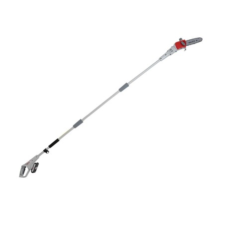 Elagueuse sans fil 20V Lame 20cm Guide Oregon - Batterie lithium 2.0Ah Chargeur 20V Perche Télescopique jusqu'à 4m IKRA