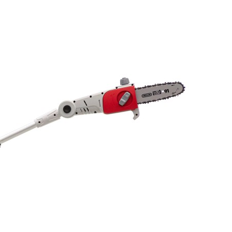 Elagueuse sans fil 20V Lame 20cm Guide Oregon - Batterie lithium 2.0Ah Chargeur 20V Perche Télescopique jusqu'à 4m IKRA