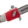 Elagueuse sans fil 20V Lame 20cm Guide Oregon - Batterie lithium 2.0Ah Chargeur 20V Perche Télescopique jusqu'à 4m IKRA